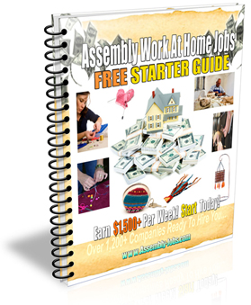 FREE Work At Home Assembly Jobs Starter Guide